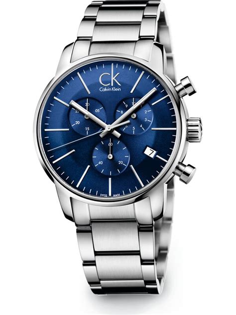 calvin klein herren uhr blau